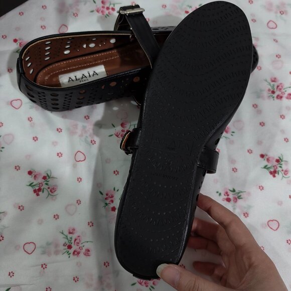 Alaia Black Ballet Flats - Picture 7 of 7